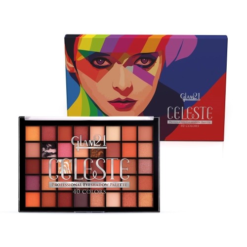 Celeste Professional Eyeshadow Palette -01- Heavenly